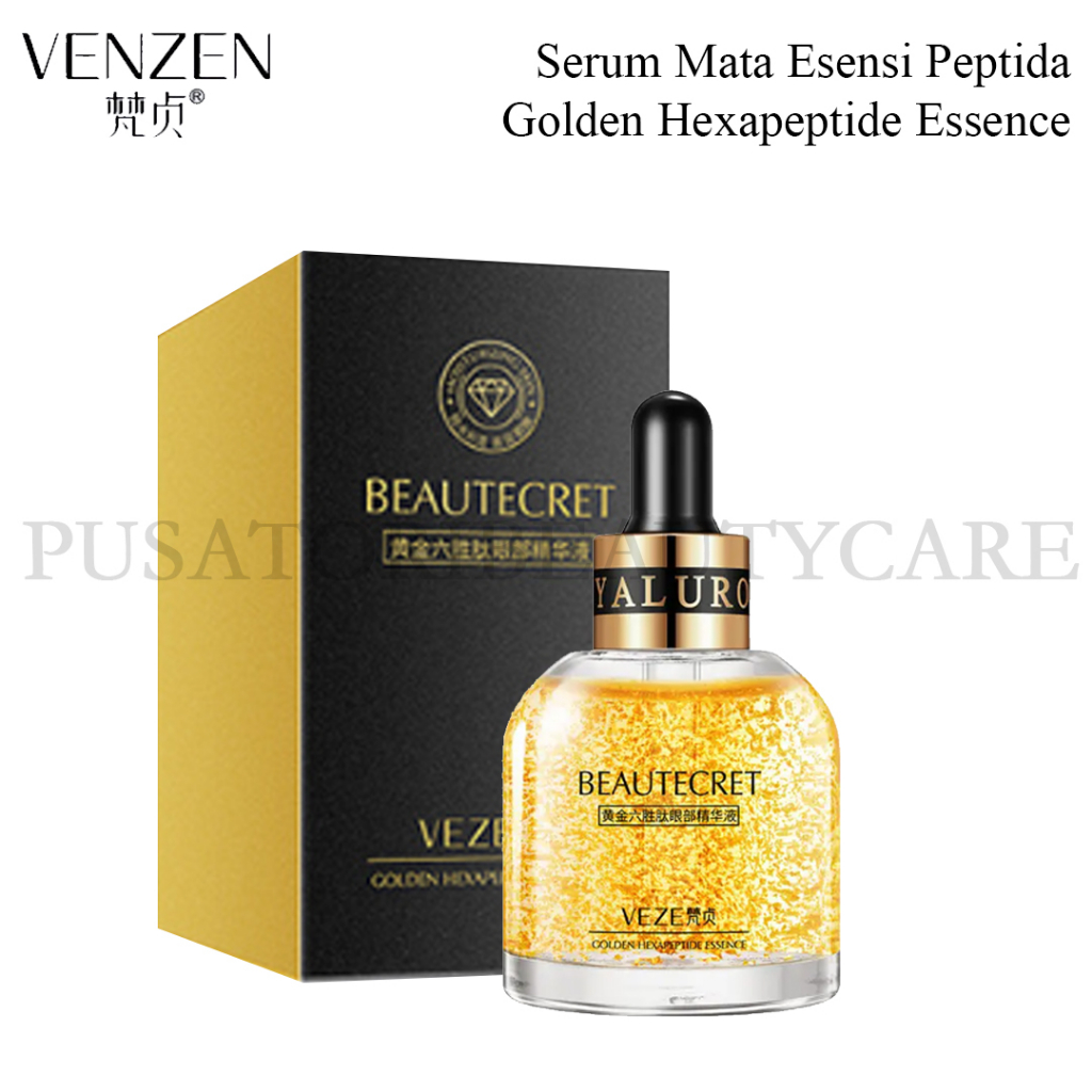 VENZEN / VEZE  Serum Mata Esensi Peptida Golden Hexapeptide Essence