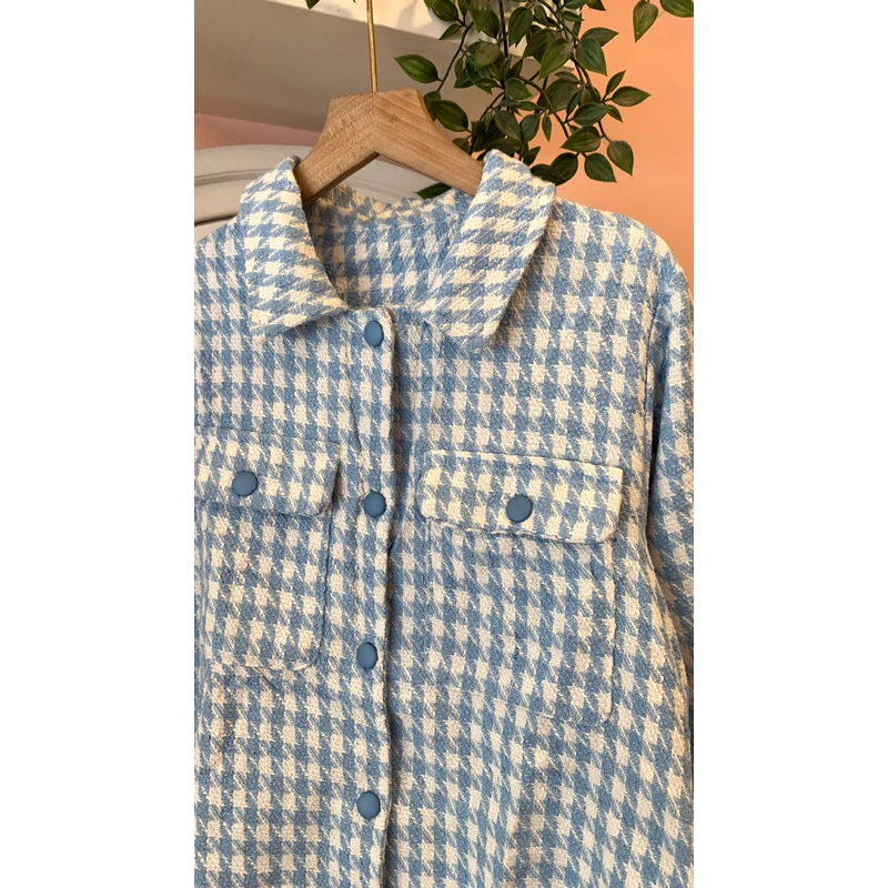 Ellery Cardigan Tweed Premium | Cardigan Korea Casual outer hangout bahan berkualitas lucu gemes