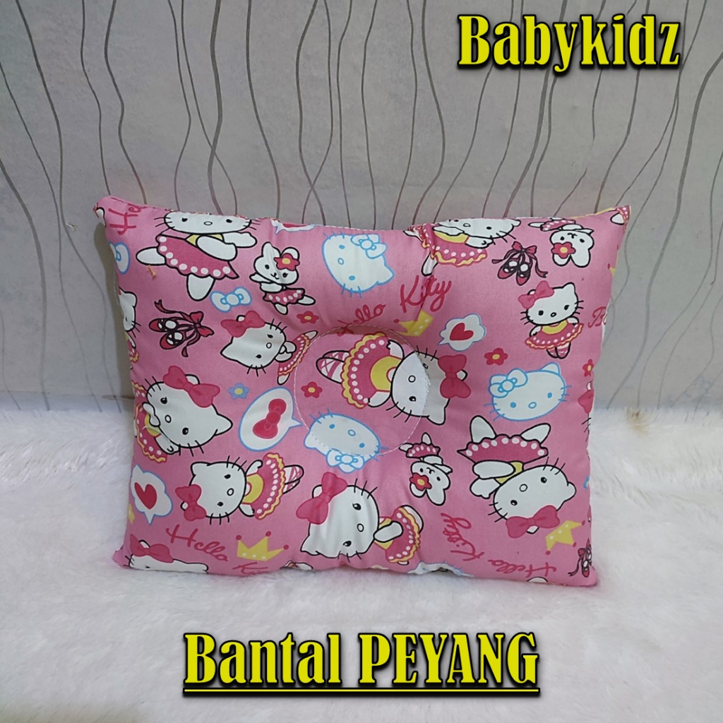 Bantal Peyang / Bantal Bayi Anti Peyang Motif Karakter