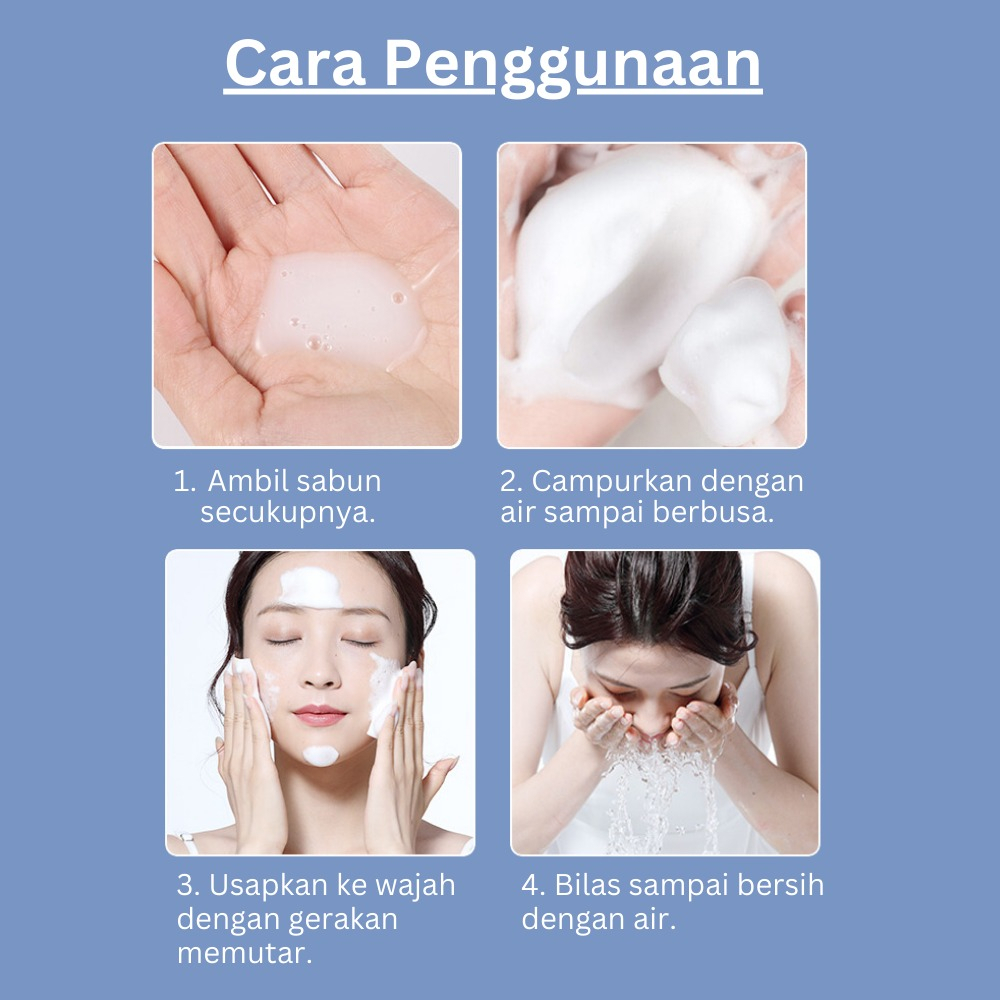 *RM*FEALI - Facial Wash Niacinamide 5x Sodium Hyaluronate Facial Wash Gentle Cleanser | Sabun Pembersih Muka untuk Skin Care