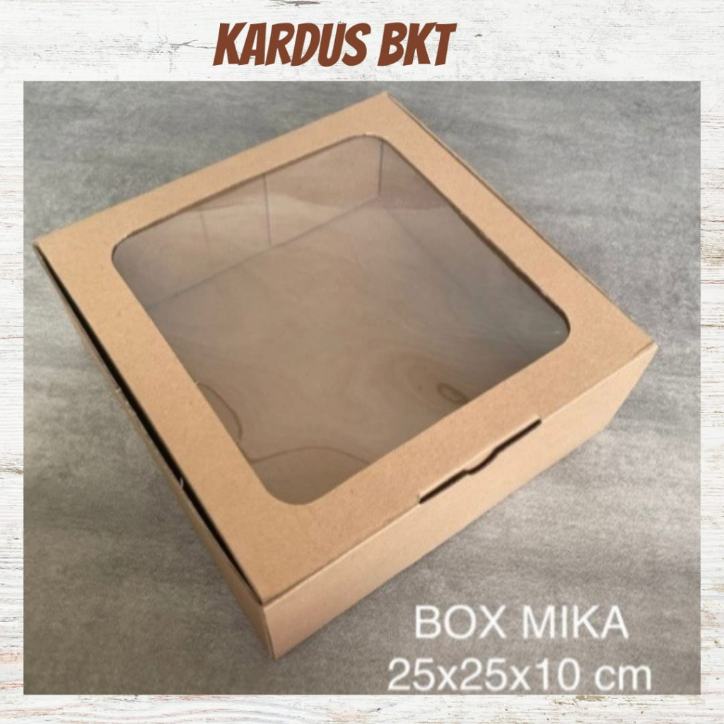 

Box Hampers Mika 25X25X10 Cm Kardus Die Cut Untuk Kue Hampers Gift Box