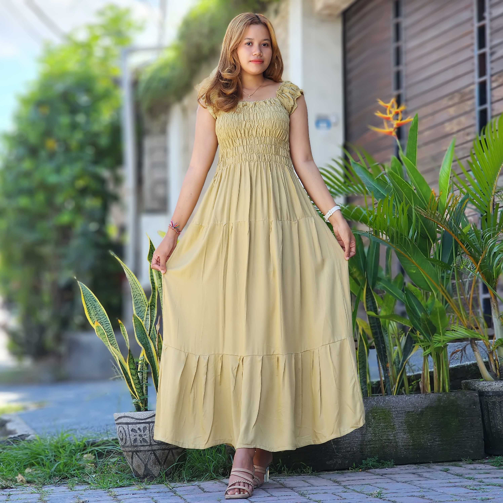 Dress Canda Panjang Bali Polos
