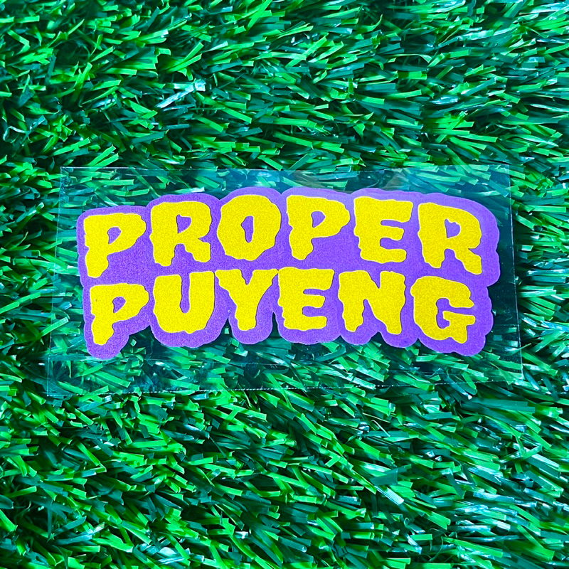 Stiker cutting proper puyeng sticker motor