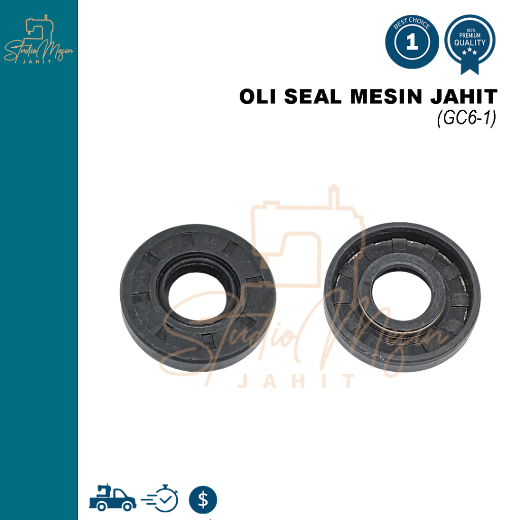 OLI SEAL TYPICAL GC6-1 UKURAN 35MM/SEAL PULLEY JAHIT TYPICAL GC6-28