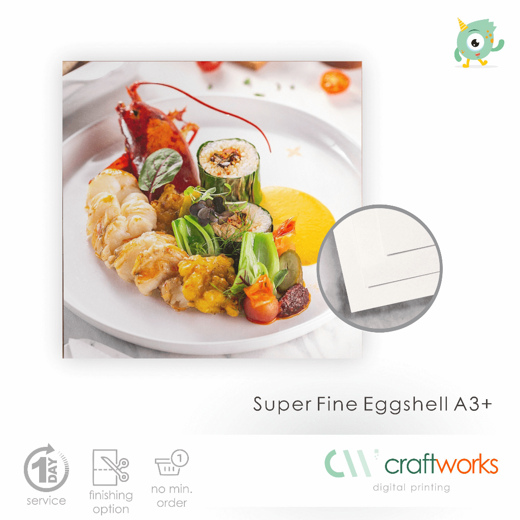 

CETAK FANCY PAPER SUPER EGGSHELL A3+