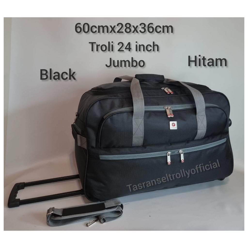 Tas Pakaian Troli Polo Interclub 60cmx28x36cm ukuran 24 inch JUMBO