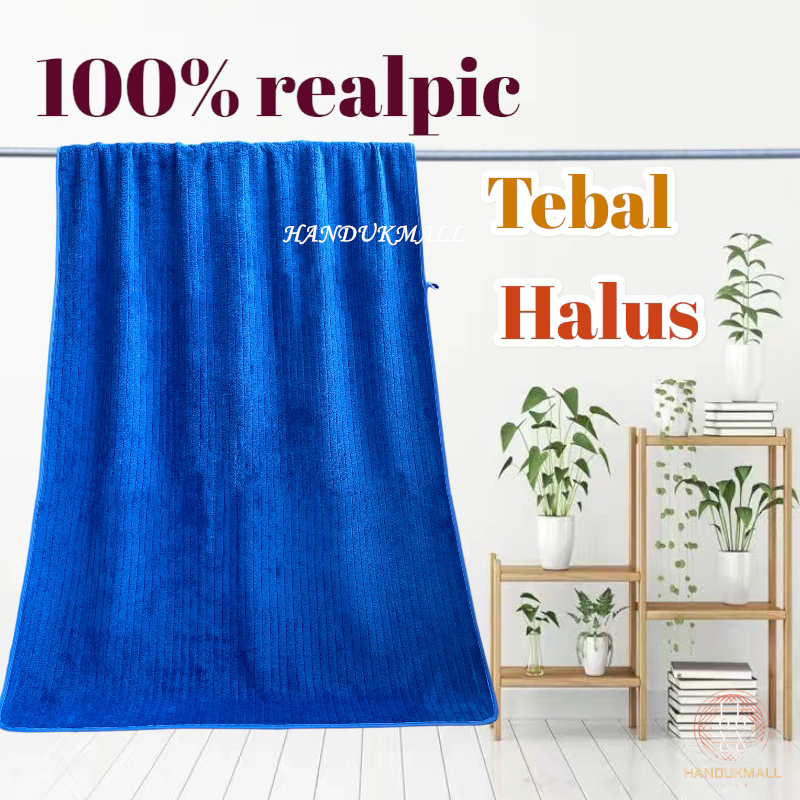 Handuk Mandi Unisex Handuk Olahraga Handuk Muka Handuk Salon Perlengkapan Kamar Mandi Handuk Microfiber Lembut Daya Serap Tinggi Garis Halus Ukuran Tanggung 50x100cm