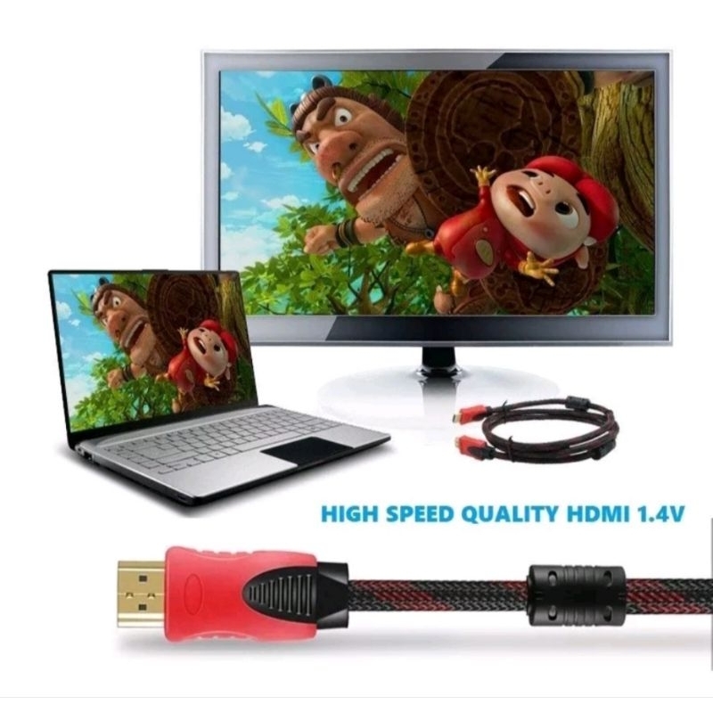 Cabel HDMI 1,5mter bahan serat karbon original bukan asal abal