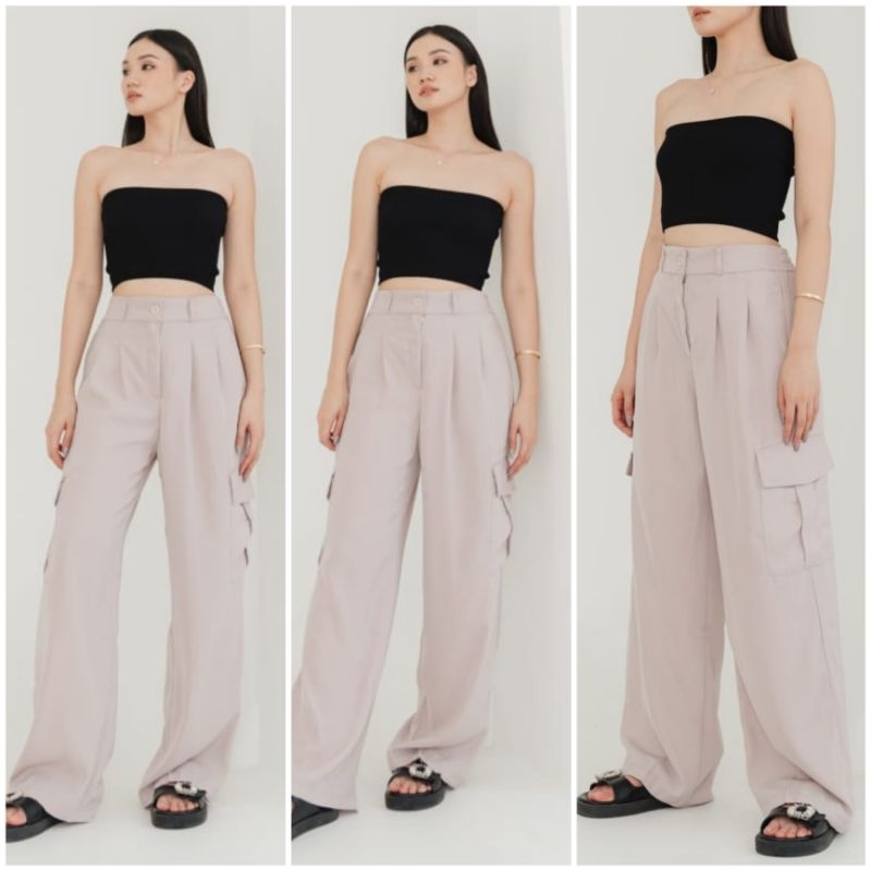 ♡ PREMIUM ♡ ORIGINAL ! STELLA LONG CARGO POCKET PANTS