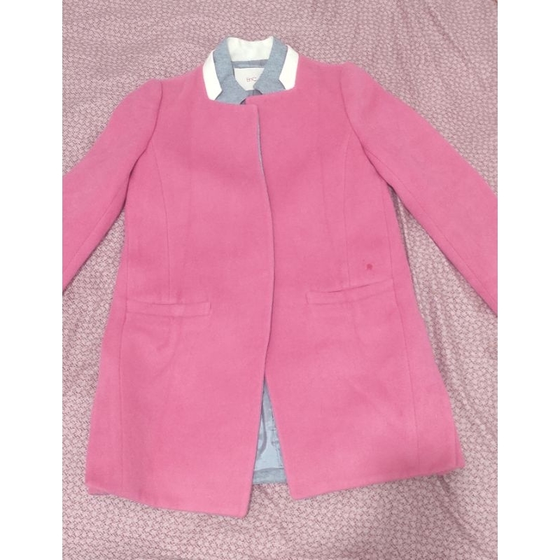 COAT WOL PINK