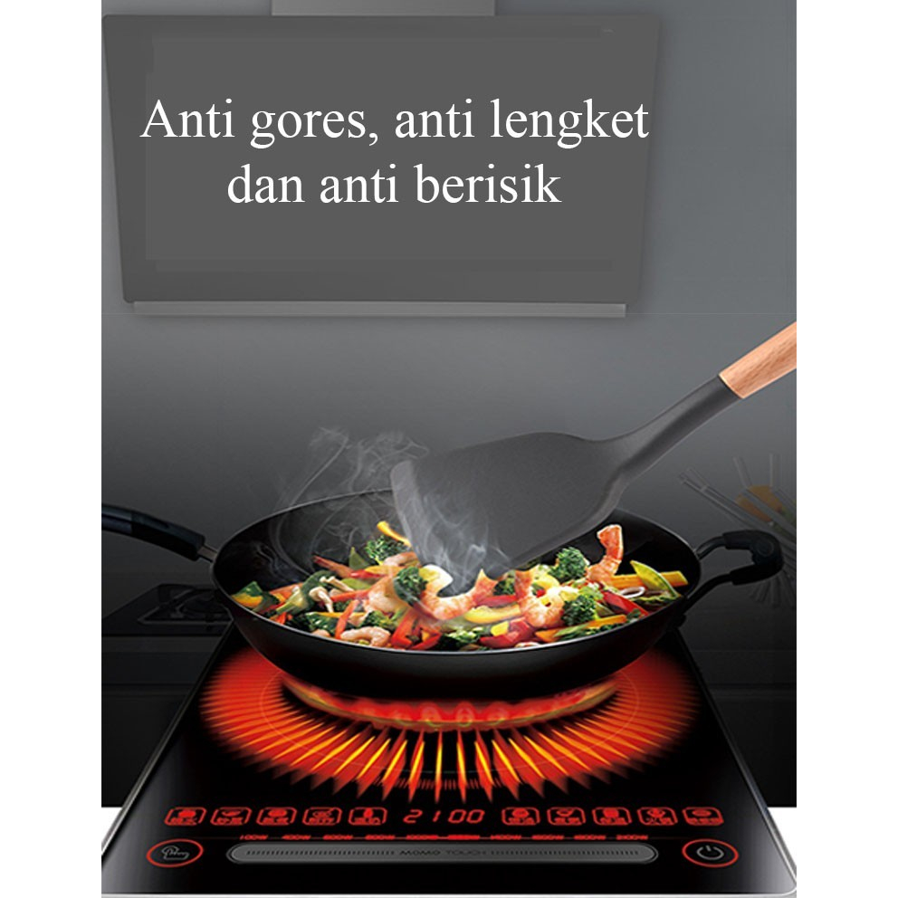 SODET - Spatula Silikon Anti Lengket Sutil Tahan Panas