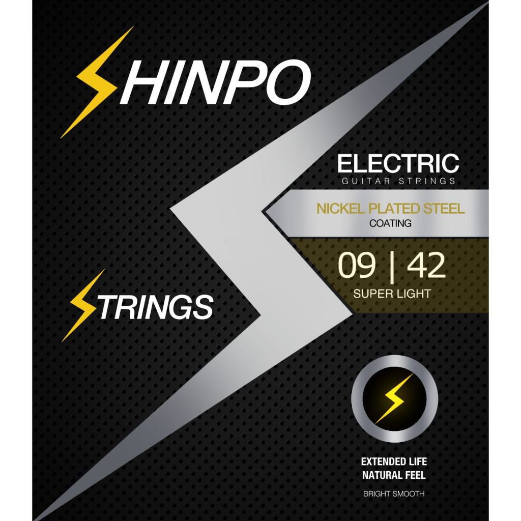 Senar Gitar Shinpo Elektrik Nickel Plated Steel Ultra 0.9 0.10 Set