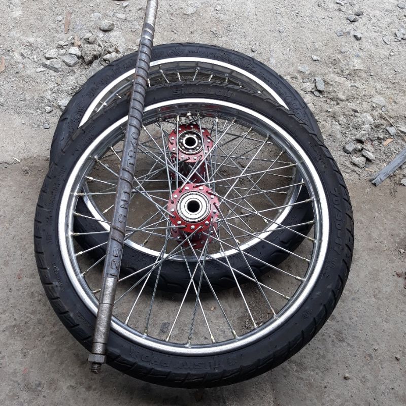 Roda Gerobak Ring 17 inch Jari Jari Roda Gerobak Dorong 17 inch