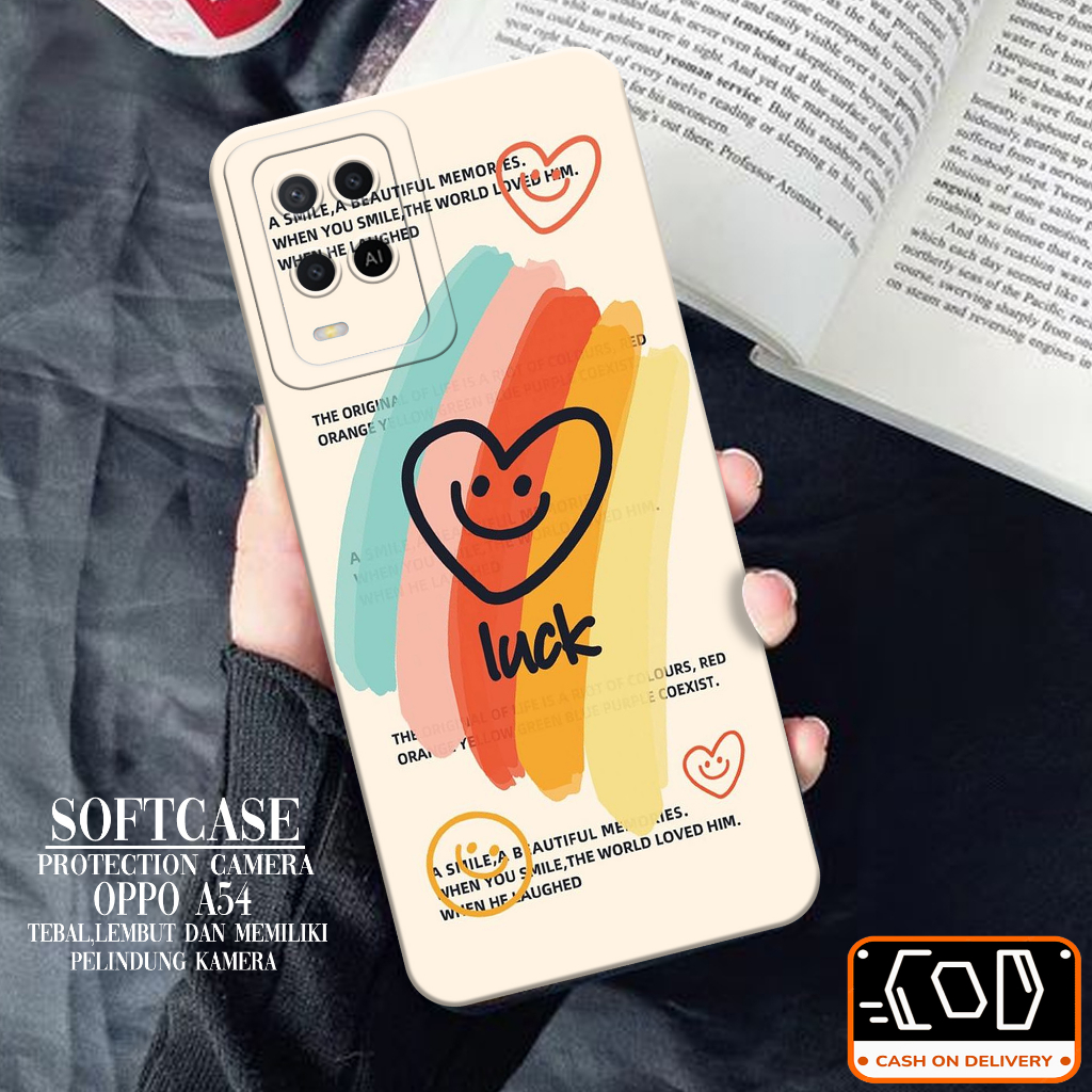 Softcase Oppo A54 Soft Protection Camera Case Oppo A54 Pelindung Belakang Oppo A54 Silikon Oppo A54 
