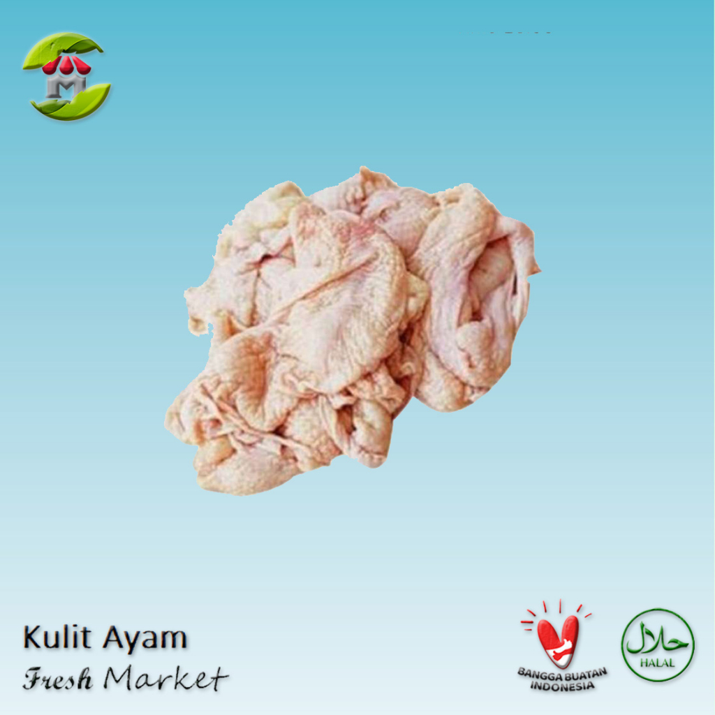 

BAH [BOGOR] Kulit Ayam Bersih Pack 970gr - 1kg