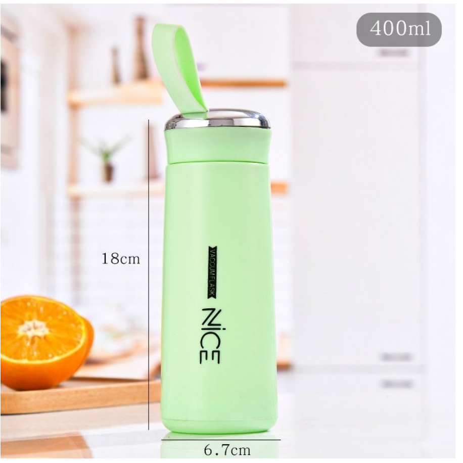 【GOGOMART】Botol Minum Kaca / Botol Minum Juice Kopi 400ml - BOTOL NICE - BK005
