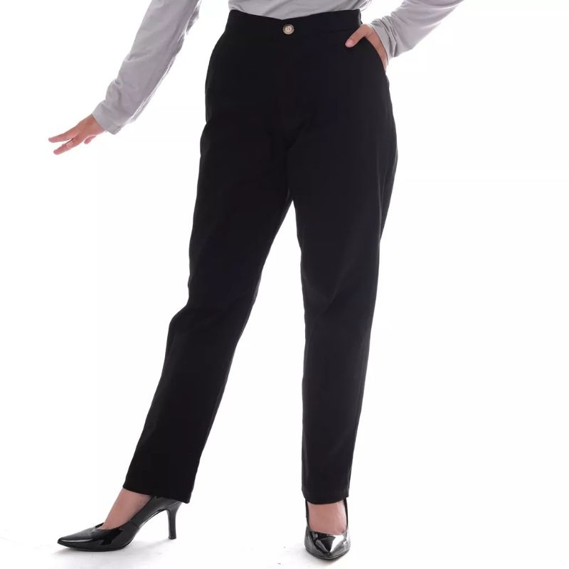 CELANA PANJANG WANITA BAGGY PANTS/CELANA KATUN/CELANA KERJA(COD)