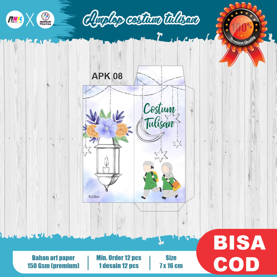 

AMPLOP UANG TANPA LIPAT MODEL KARTUN COSTUM TULISAN BAHAN ART PAPER - APK 08