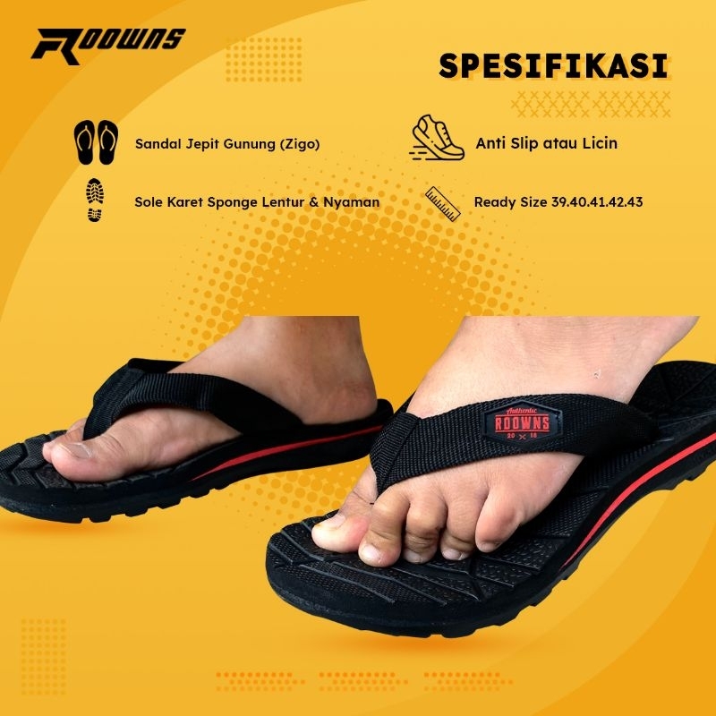 Paket Hemat Sandal Gunung Sendal Jepit Outdoor Sandal Struggle Roowns Zigo Mile