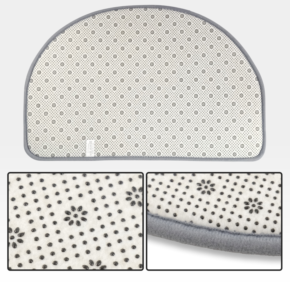 Keset Kamar Mandi Non-Slip Super Absorbent Quick Dry 60x40cm - JS-64 - Gray