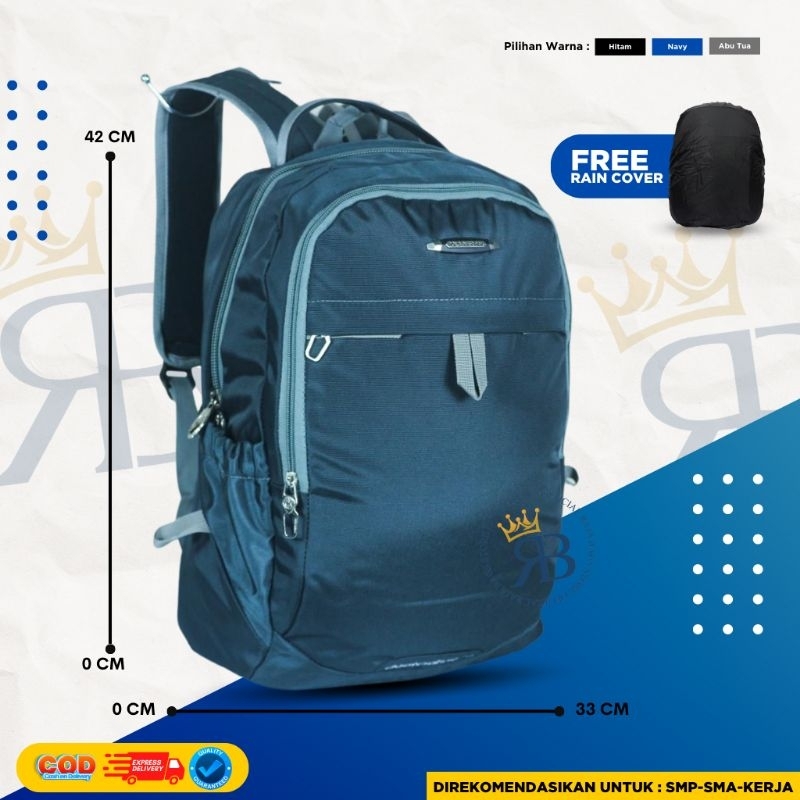 Tas Ransel Polo/Tas Sekolah Untuk SMP-SMA-KULIAH-KERJA/Tas Kerja Bisa COD