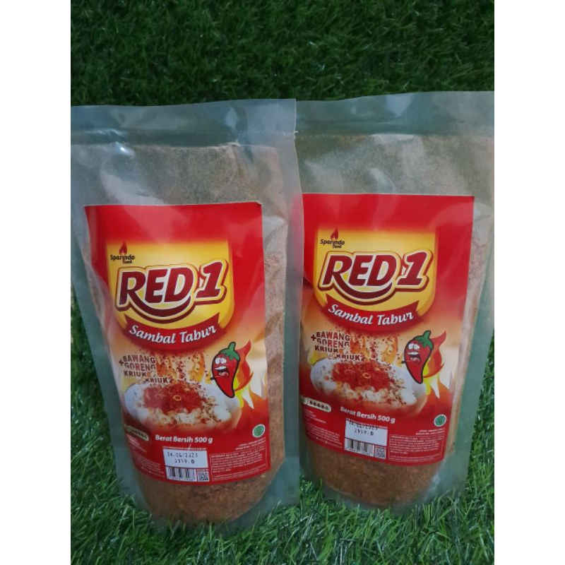 

RED 1 SAMBAL TABUR BAWANG GORENG isi 500 gram