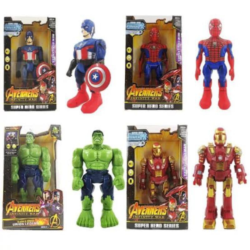 [ Free Batrai ]Mainan Anak Robot Avengers Bisa Jalan / Mainan Anak Robot Avengers Infinity / Mainan 