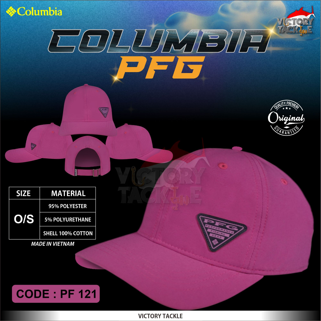 Topi Columbia PFG Performance Fishing Gear &amp; PHG ORIGINAL V5 TOPI OUTDOOR / INDOOR