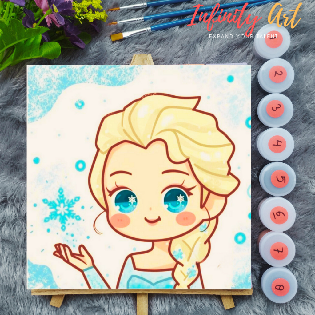 

mg Paint by Number [ Princess Putri ] Putri Cantik Paint By Number Anime 20x20 cm Paint by Number