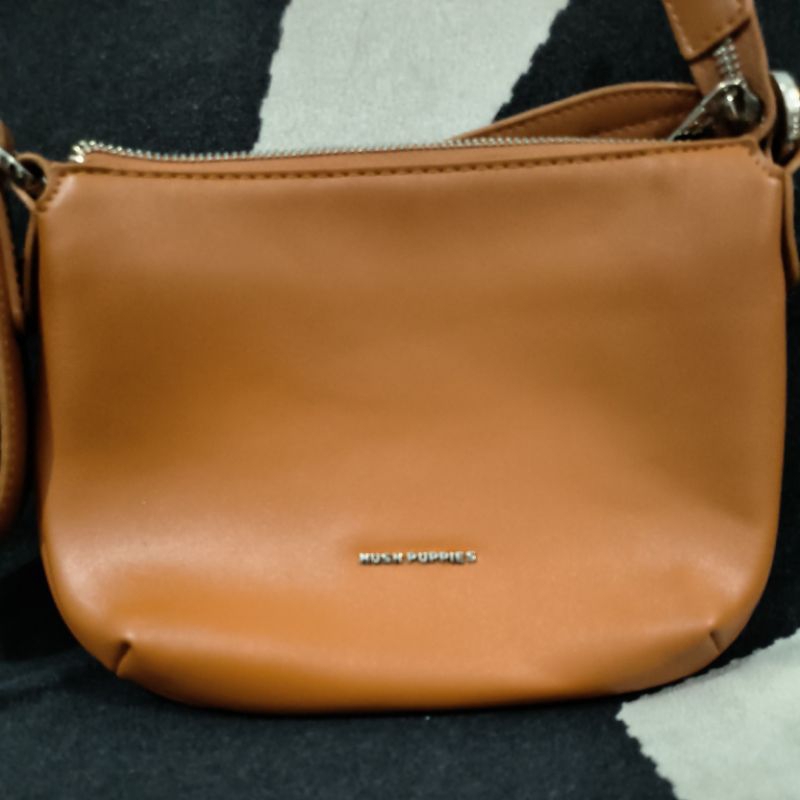 Tas wanita Hush Puppies coklat Original counter