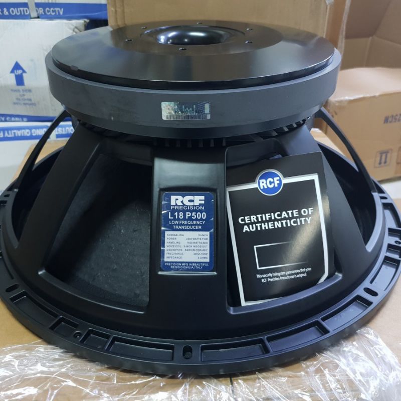 speaker RCF 18 inci coil , 5 inc L18P500 Grade A