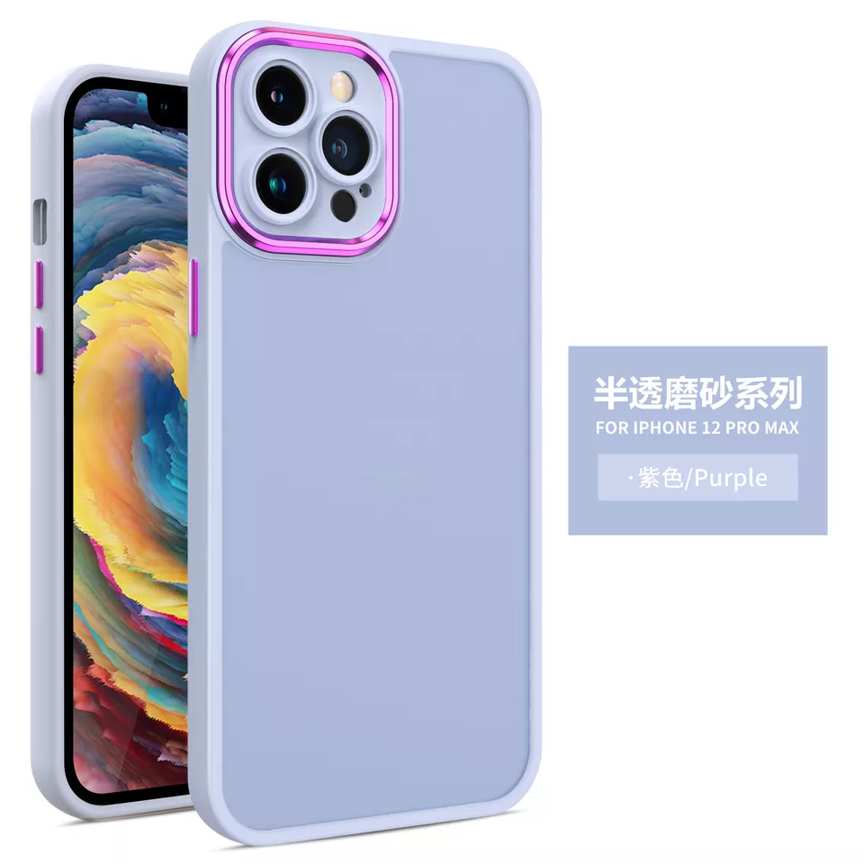 Soft Case Frosted Semi Transparant Silikon Realme 9 4G Realme 9 Pro Realme 9 Pro Plus Realme 10 4G Realme C30 Vivo V25 5G / Vivo V25e Vivo T1  Full Frame Camera Protect