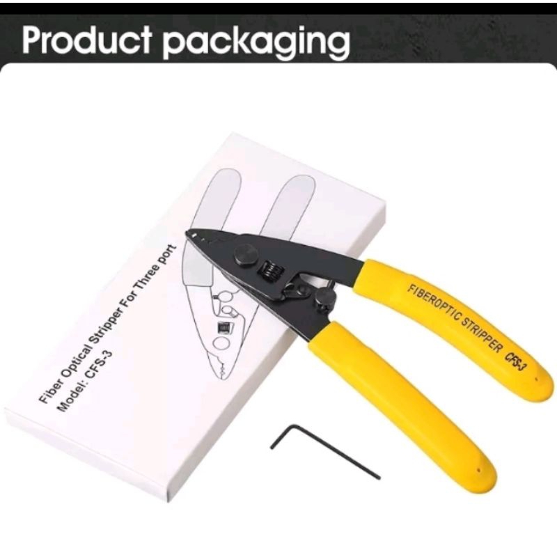 Fiber Optic Stripper CFS-3 Fiber Stripper
