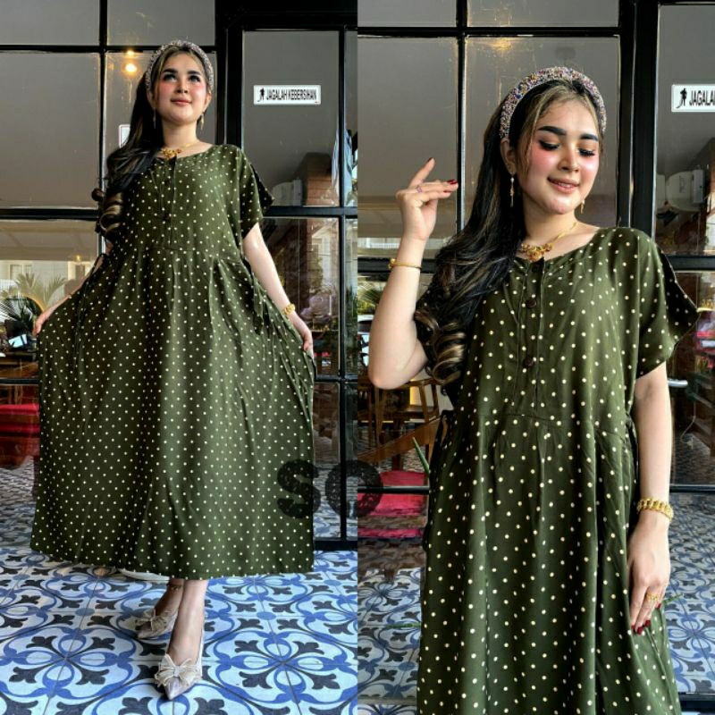 Daster Chibi Rayon wanita Kekinian busui Terbaru Motif