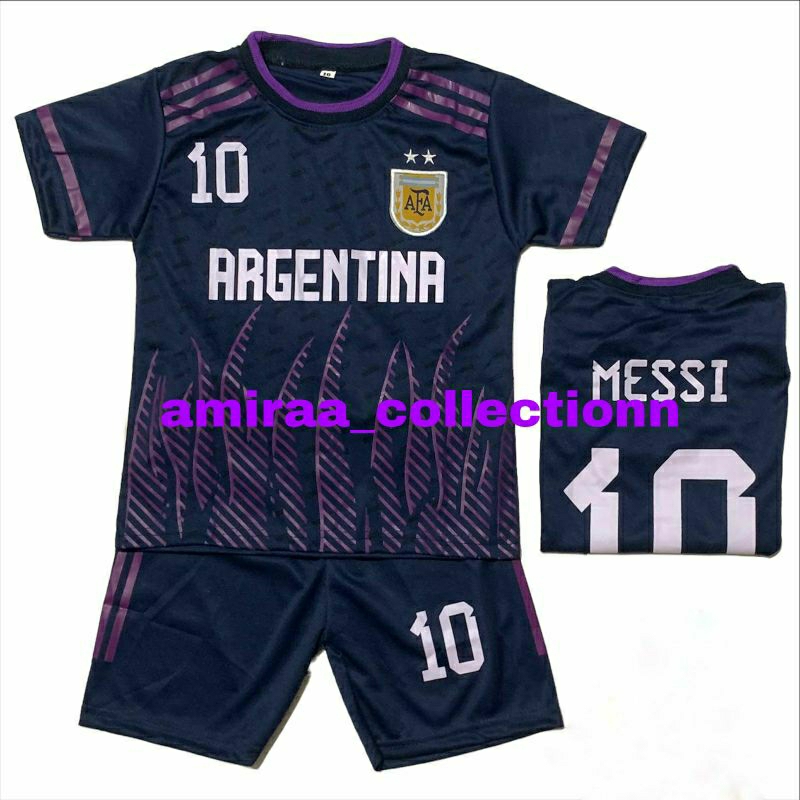 SETELAN BAJU BOLA ANAK  NEGARA ARGENTINA TERBARU  KAOS BAJU BOLA ANAK LAKI LAKI TERMURAH