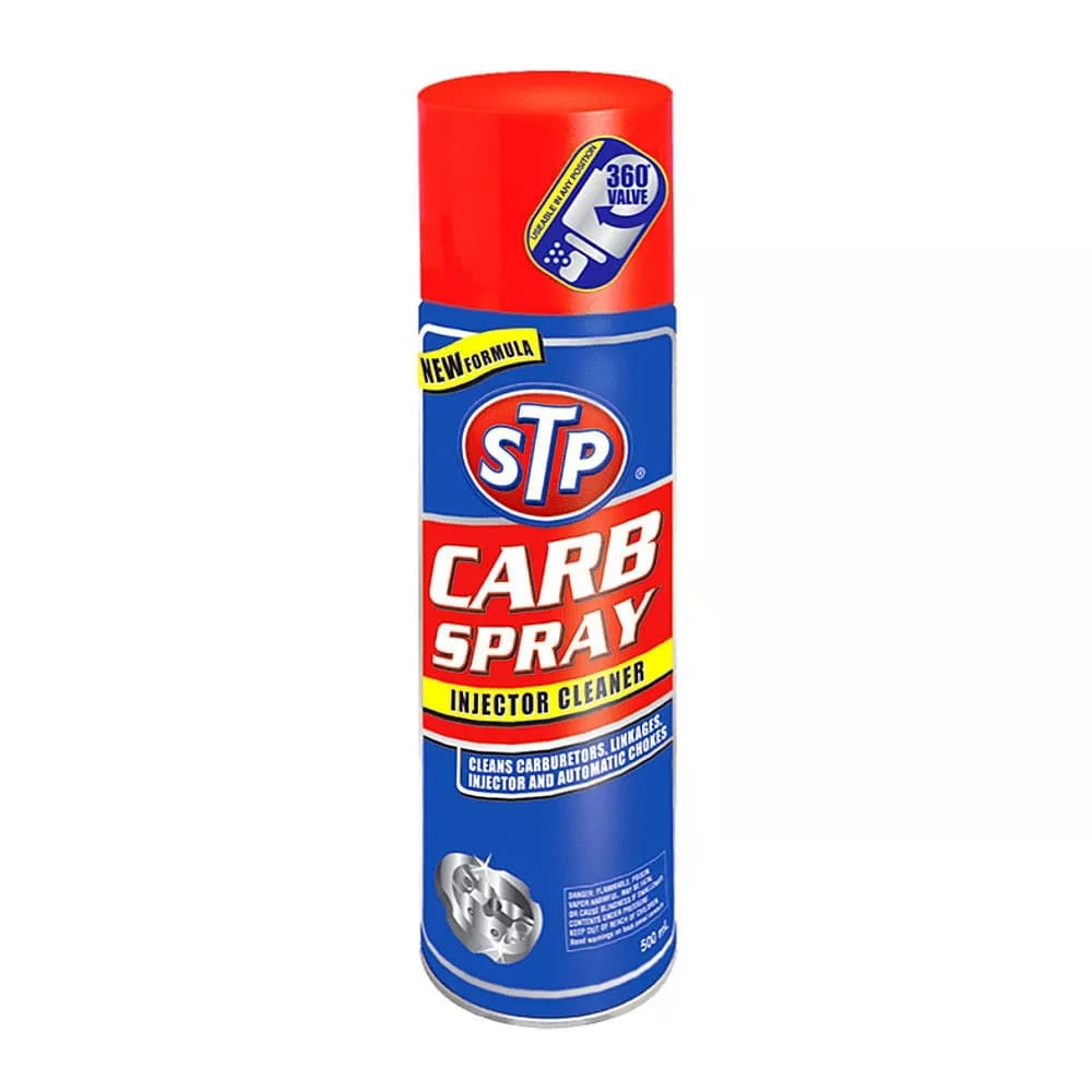 STP Carb Spray &amp; Injector Cleaner 500 mL Pembersih Karburator Mobil Motor PEMBERSIH CARBU CLEANER PEMBERSIH KARBU CLEANER KARBU CLEANER PEMBERSIH KARBU SPION PCX KLAKSON Injeksi Injection Cleaner
