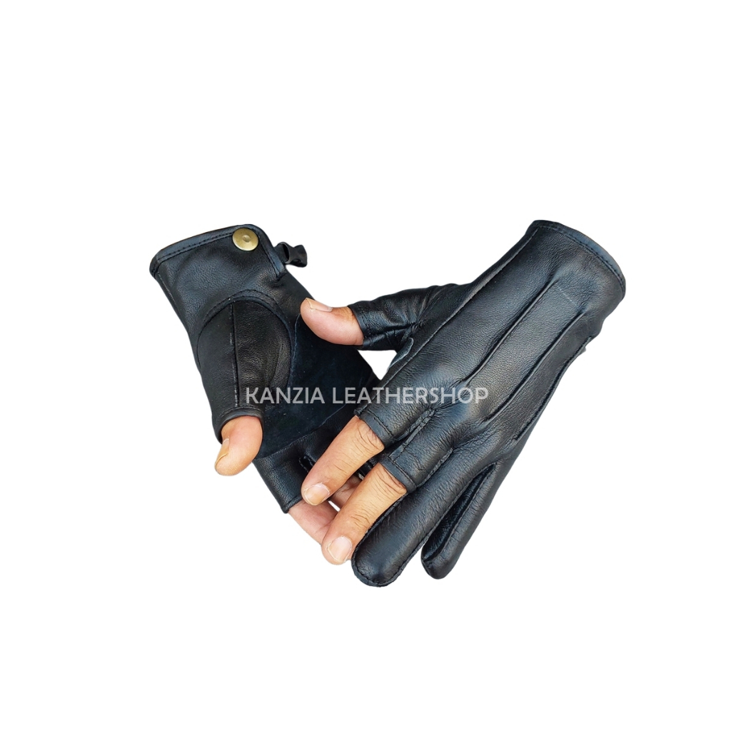 Sarung Tangan Memancing Kulit Kanzia Leathershop Fishing Gloves