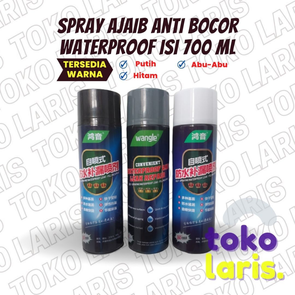 [KHUSUS DILUAR PULAU SUMATERA] SPRAY SEMPROTAN SEMPROT LEM GLUE PEREKAT ANTI BOCOR AJAIB WATERPROFF 