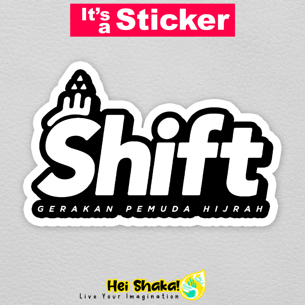 

Heishaka Stiker SHIFT Gerakan Pemudah Hirjah Sticker Dakwah Islami Vinyl Anti Air