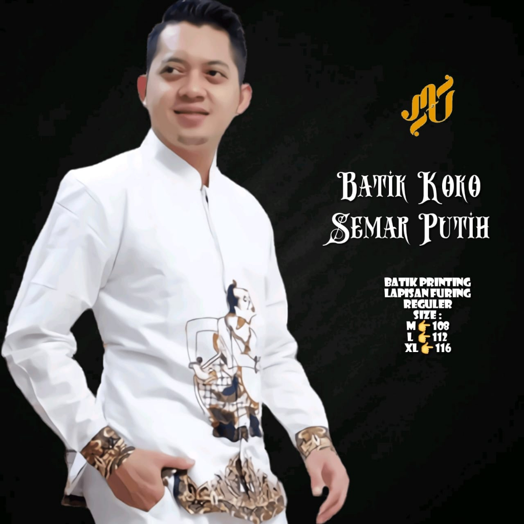 KOKO SEMAR PUTIH BATIKSOLOAMANAH KEMEJA BATIK PRIA SOLO LENGAN PANJANG PENDEK LAPIS FURING ATASAN PREMIUM MODERN KATUN HALUS SERAGAM KANTOR KELUARGA PABRIK PRODUSEN KONVEKSI MERAK BIRU BUNGA MERAH BOKOR LAWASAN TUNIK ANDIN NAKULA NAVY JAYAGUNA SM GURDO