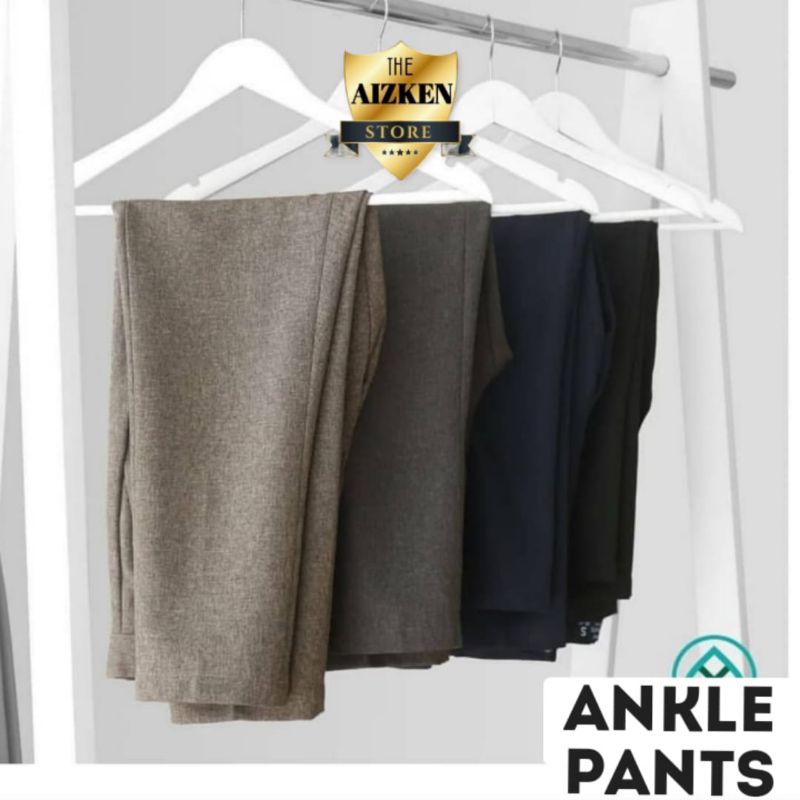 CELANA SUNAH ANGKLE PANTS CELANA FORMAL SLIMFIT PRIA