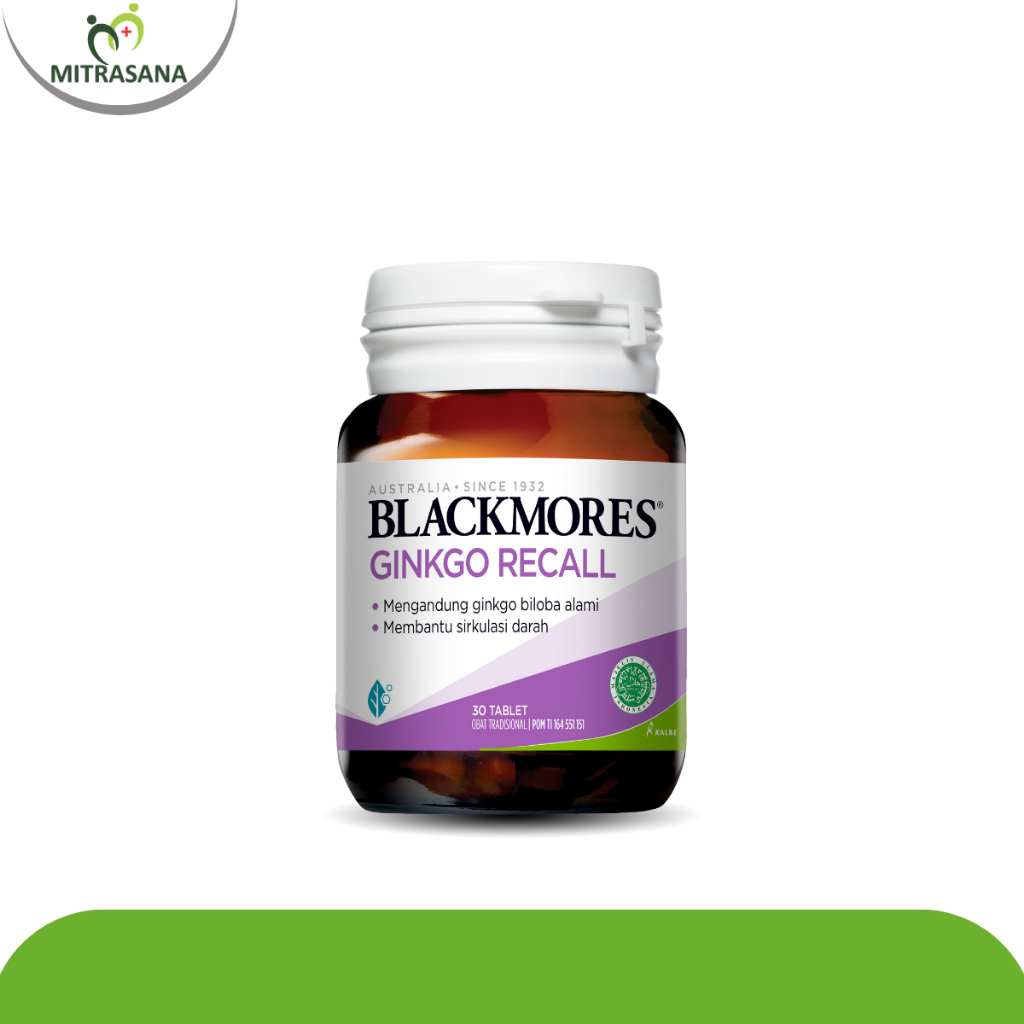 Blackmores Ginkgo Recall 30 GRATIS Blackmores Multivitamins Mineral 60