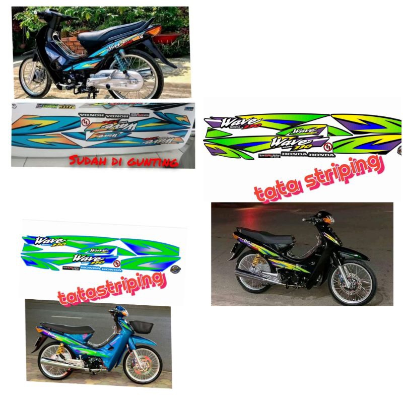 striping wave 110 Thailand Supra x lama