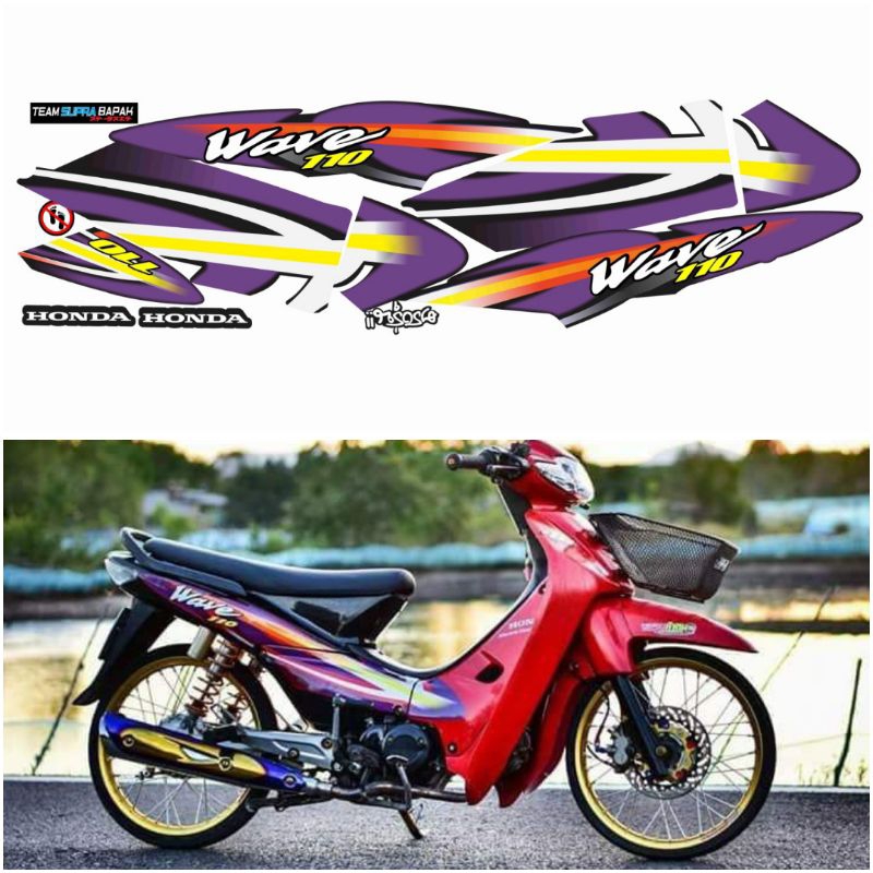 striping wave 100 supra x 100 wave thailand