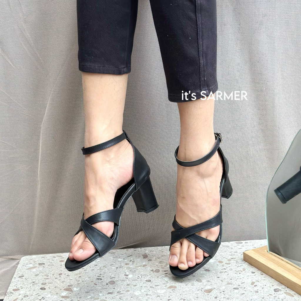 SARMER - NAILA HEELS BLACK