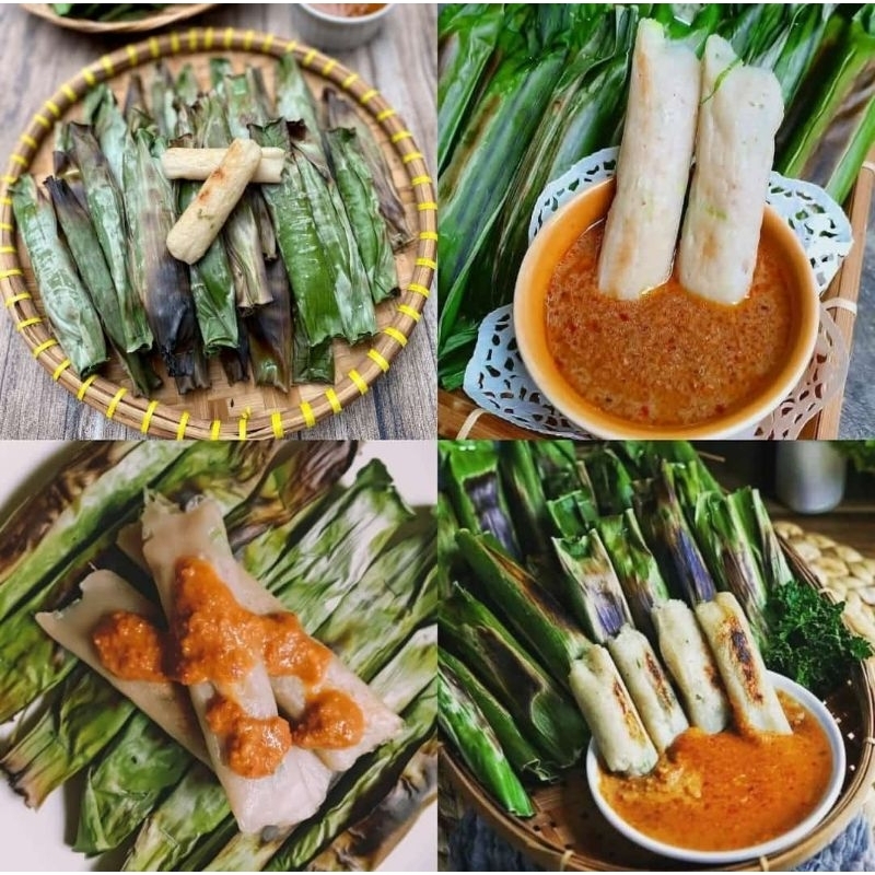 

otak otak BAKAR + bumbu kacang isi 10 frozen