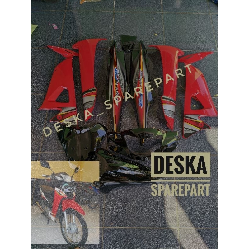 cover body halus supra fit new fit x 2006 2007 2008 + sticker