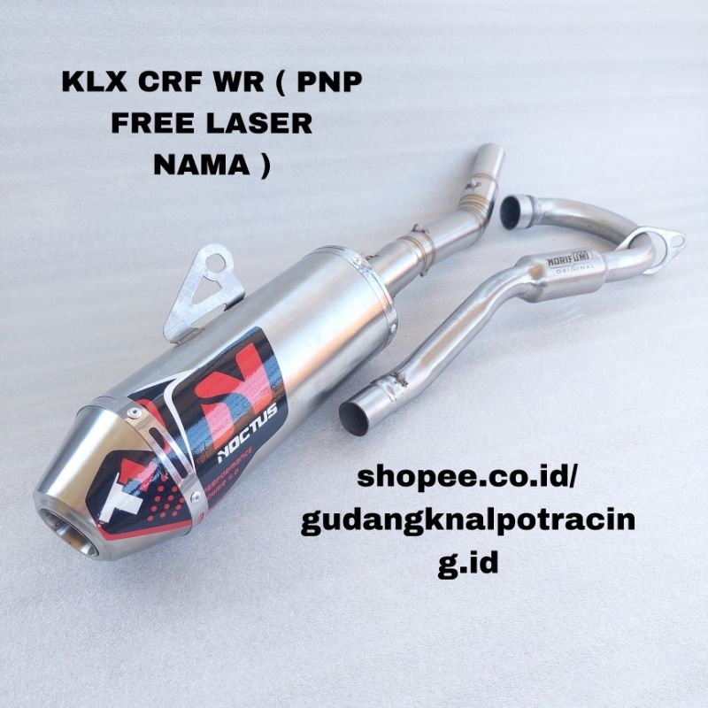 Knalpot Racing Noctus T1 Pnp 1 sambungan