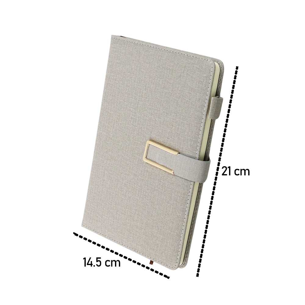 Notebook Notepad Buku Jurnal Catatan Diary Cover Kulit A5 - LemonBest