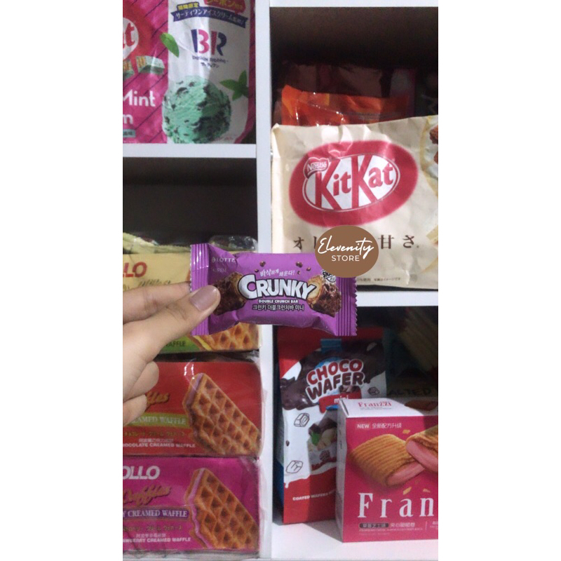 

Lotte Crunky Double Chocolate Bar Mini ECER